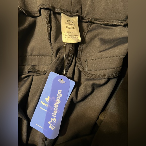 Healthy Yoga Black Stretchy Pants – XL Petite - Picture 4 of 4